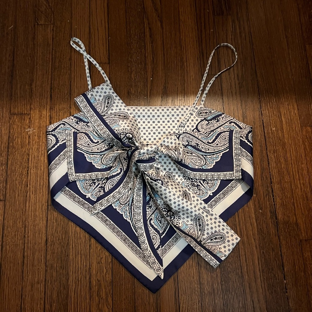 VINTAGE SCARF TOP - Picture 4 of 4